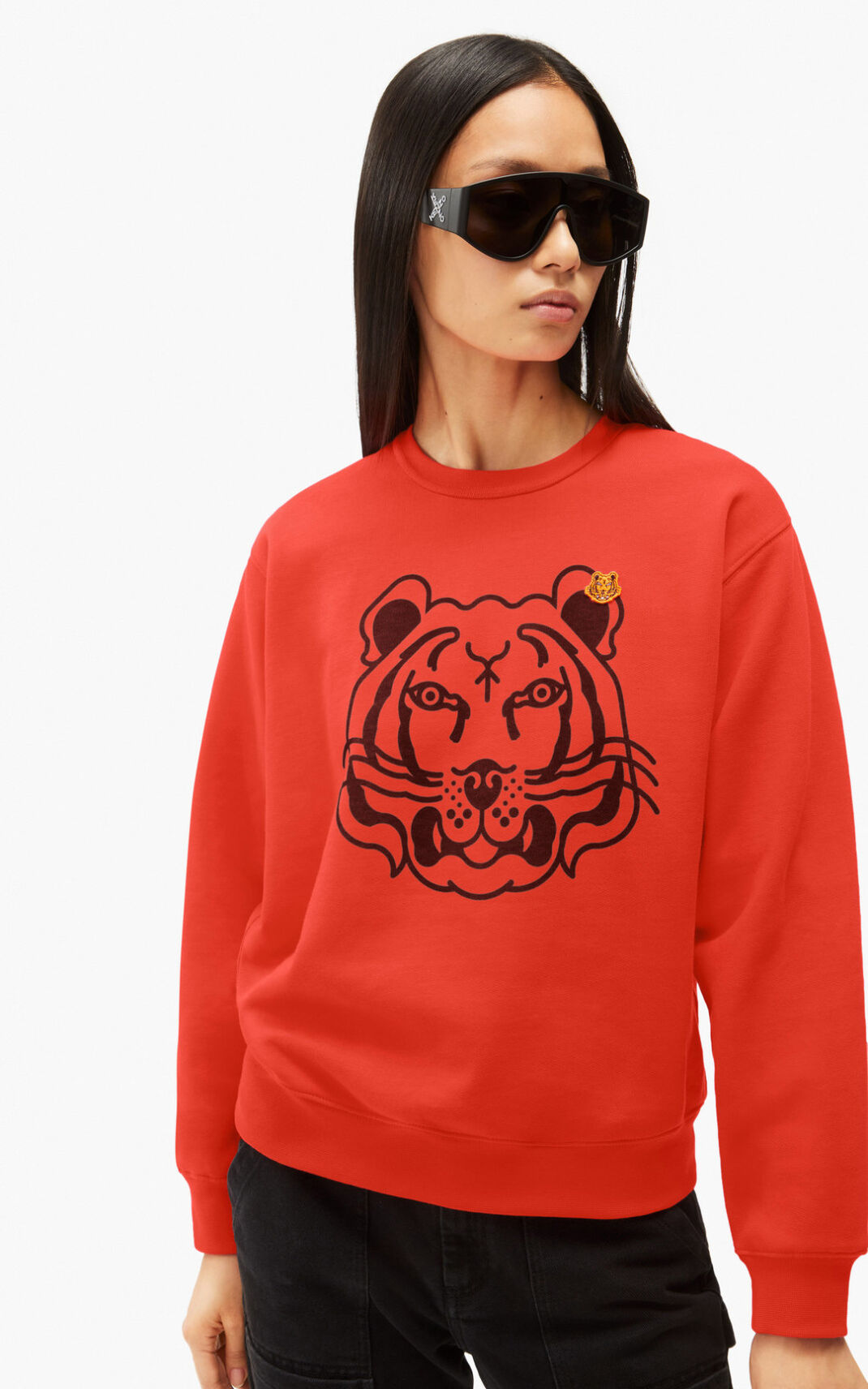 Sweat Kenzo Femme K Tiger Rouge XUJYW-6104